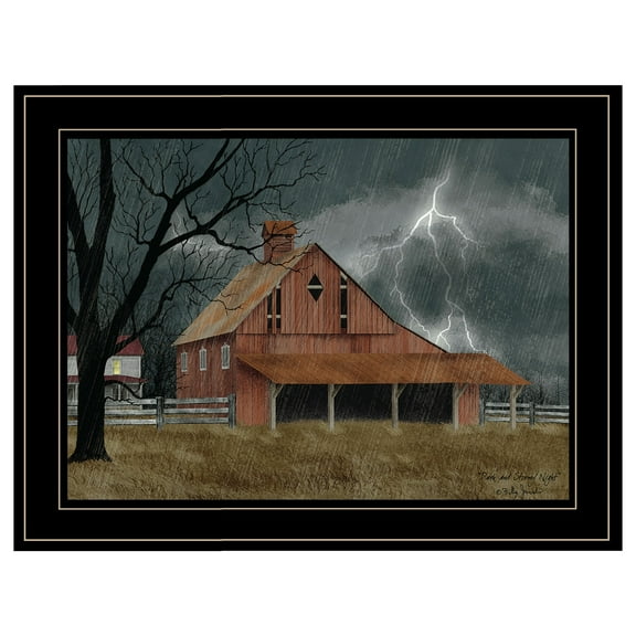 Dark and Stormy Night By Billy Jacobs Printed Wall Art Wood Multi-Color
