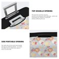 thumbnail image 4 of Haiem Butterfly Flower Luggage Cover Printed Suitcase Covers for Luggage Elastic Washable Suitcase Protector Fits 18-32 Inch Luggage-Medium, 4 of 8