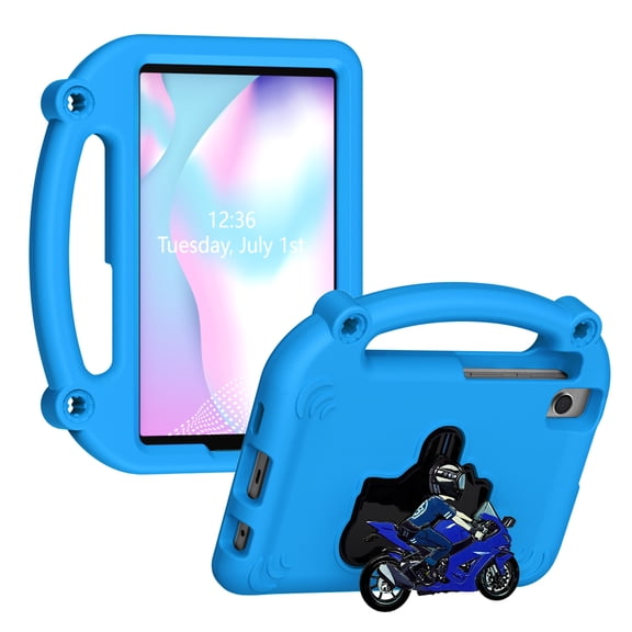 TECH CIRCLE Kids Case for Samsung Galaxy Tab A11 8.7-inch 2025 (SM-X130/X133/X135),Shockproof EVA Case Handle Kickstand Lightweight Cover,Blue
