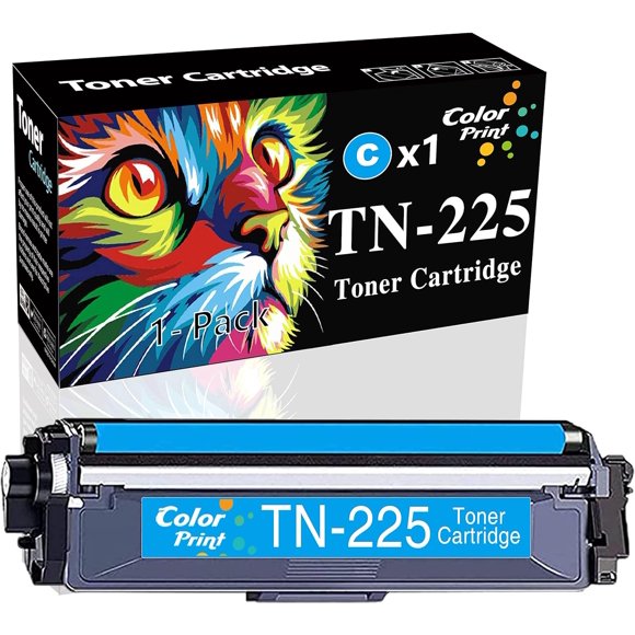 czcpp-COLOR PRINT Compatible TN225 Toner Cartridge Replacement for Brother TN-225 Cyan TN-225C TN221 for MFC 9130CW 9330CDW 9340CDW HL 3140CW 3150CDW 3170CDW 3180CDW DCP 9020CDW Printer (1-Pack, TN22