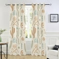 thumbnail image 6 of Black Out Curtain Doorway Curtains for Window Treatments, 84" Blackout Blinds Bay Window Curtains, 1 Panel Cortina Grommet Window Curtains Privacy Protect Room Darkening Curtain, 6 of 7