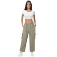 thumbnail image 5 of QASIEATN Women's Fashionable and Casual Workout Pants with High Waist Pants with Zipper Suitable for Jogging And, 5 of 9