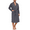 Iron Gray, variant on 100% Cotton Mens Robe Lightweight Long Kimono Bathrobe with Pockets Cozy Knit Spa Robes Breathable Shower Bath Robes(Deep Gray,M)
