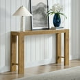 thumbnail image 5 of Alaterre Furniture Classic Solid Wood Console Table - 56in Modern Farmhouse Entryway Table, Oak, 5 of 6