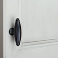thumbnail image 4 of GlideRite 2-1/2 in. Fluted Cabinet Knob, Matte Black, 4 of 4