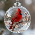 thumbnail image 3 of KeirineCC Nature's Birds Crystal Glass Ornament Set,Cardinal Bird Glass Christmas Tree Ornaments for Xmas Tree Memorial Gifts,for Room Decor,Clear Plastic Christmas Balls,Holiday Ornaments,Blue 1PCS, 3 of 8