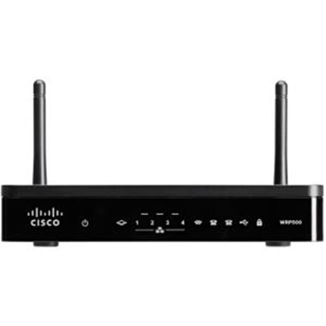 Cisco WRP500-A-K9 Ethernet Wireless Router 2.48 Ghz Ism Band 4 X Network Port 1 X Broadband Port by Cisco