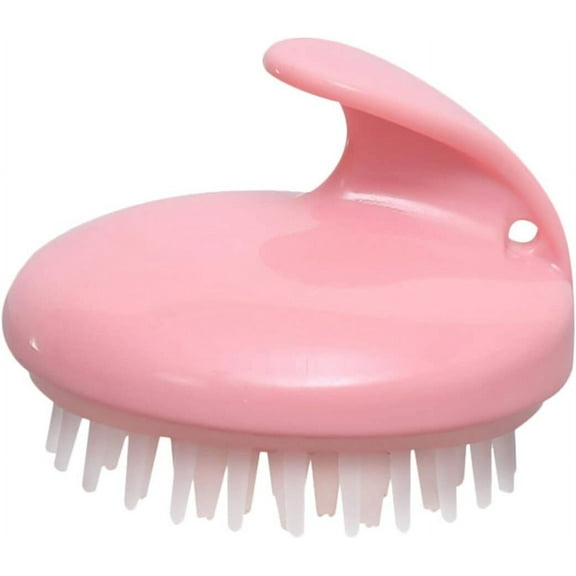1pc Shampoo Comb Scalp Massagers Dandruff Shampoo for Kids Scalp Shampoo Brush Dry Body Brushing Shampoo Brush Dandruff Hair Scalp Brush Soft Rubber Pink Hair Cleansing Brush Body