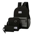 thumbnail image 1 of Mens And Womens Backpack Color Matching Three Piece Computer Business Bag Shoulder Casual Matching Bag，Gift, 1 of 3