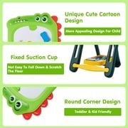 Zacro Easel for Kids, Double Sided Art Easel with Magnetic White Board and Chalk Board, Adjustable Drawing Board for Toddlers Boys and Girls Ages 2-6