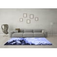 thumbnail image 3 of Ahgly Company Indoor Rectangle Abstract Blue Modern Area Rugs, 2' x 5', 3 of 4