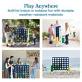 thumbnail image 5 of ECR4Kids Jumbo 4-To-Score Giant Game with 42 Rings and Reset Sliders, Outdoor Games, Blue/Gold, 5 of 10