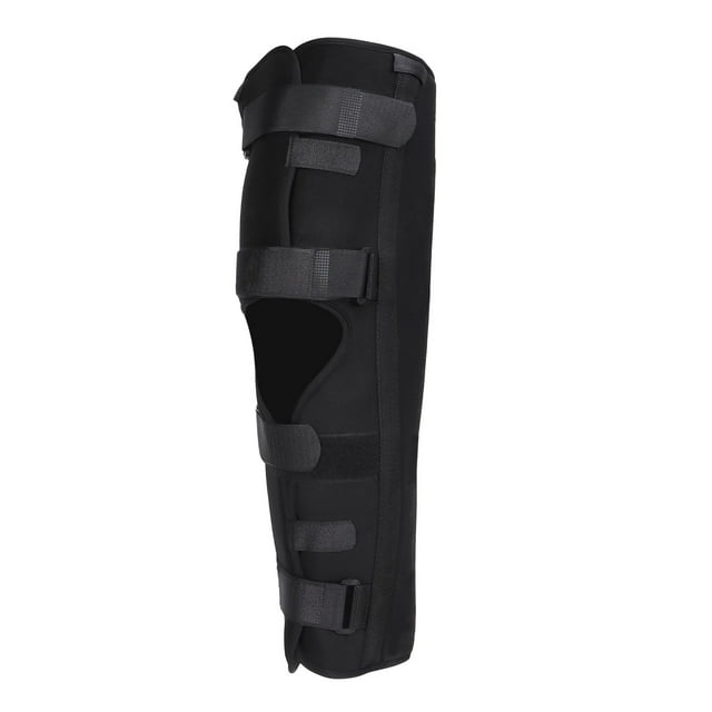 Inmovilizador de rodilla, soporte fuerte y cómodo, práctico soporte para rodilla con cuatro correas ajustables