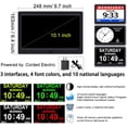thumbnail image 4 of Digital Day Clock for2026 World Cup， Auto Dimming, 12 Sets of Reminding Style, with Digital Photo Frame, Multiple Display Modes, 4 of 5