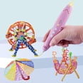 thumbnail image 2 of Bolígrafo de impresión 3D de baja temperatura con luces de colores ajustables, juguetes de Graffiti inalámbricos para niños, impresora de dibujo con carga USB, 2 of 5