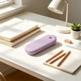 thumbnail image 3 of KKOUHVY Pencil Case, Multi-functional Hard Plastic Pencil Box, Cute Solid Color Pencils Box for Pens Crayons Office Studying Supplies, Purple, 3 of 4