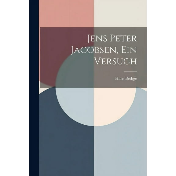 Jens Peter Jacobsen, Ein Versuch (Paperback)