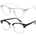 thumbnail image 1 of Gafas De Luz Azul Para Hombres Y Mujeres, Gafas De Computadora Semi Sin Montura, Paquete De 2, 1 of 1
