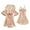 Beige, variant on Oalirro Summer Pajamas for Women Casual Short Sleeve Top with Shorts Homewear Top and Shorts Loungewear Pink,L