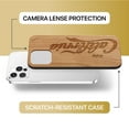thumbnail image 6 of Case Yard Wooden Case Outside Soft TPU Silicone, Slim Fit Shockproof Wood Protective Phone Cover for Girls Boys Men and Women, Supports Wireless Charging Enjoy California Design case for iPhone-11-Pro, 6 of 7