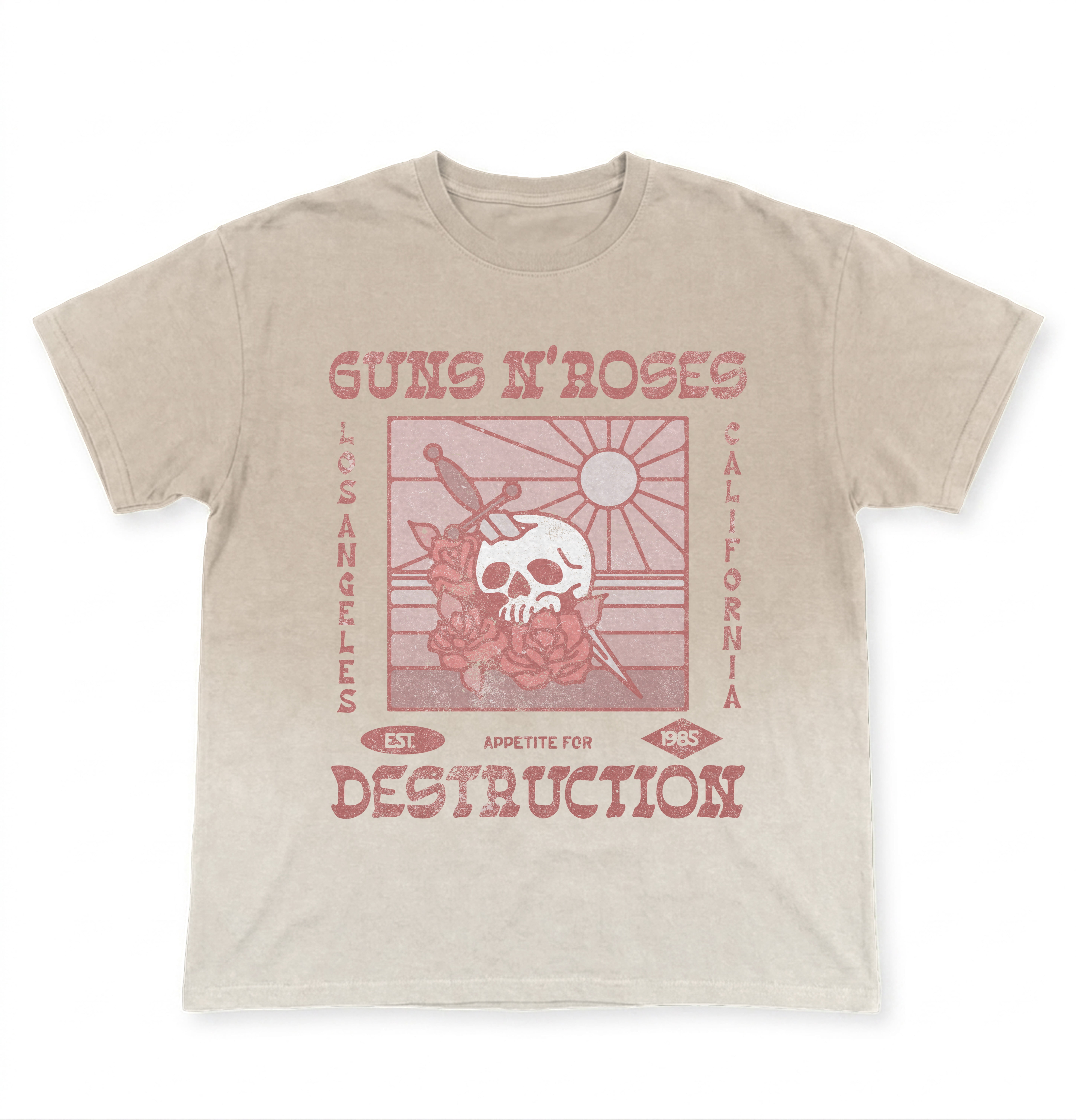 Guns N Roses Women's Oversized Sleep Shirt, Sizes XS-3X