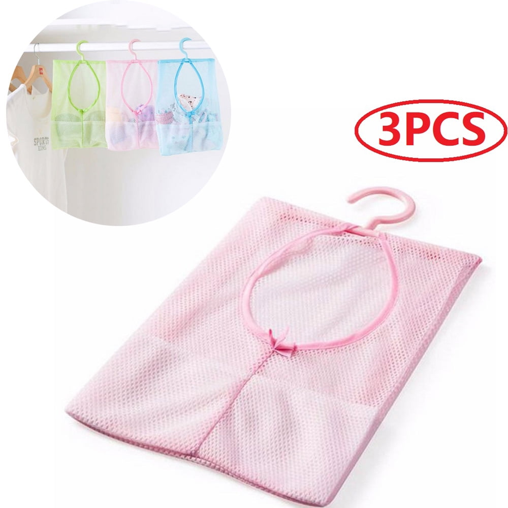 3PCS Hanging Mesh Bag For Clothes / Bra / Socks-mesh ...