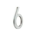 thumbnail image 4 of Montague Metal Products 24" Brushed Aluminum Floating or Flat Modern House Numbers 0-9 - 6, 4 of 6