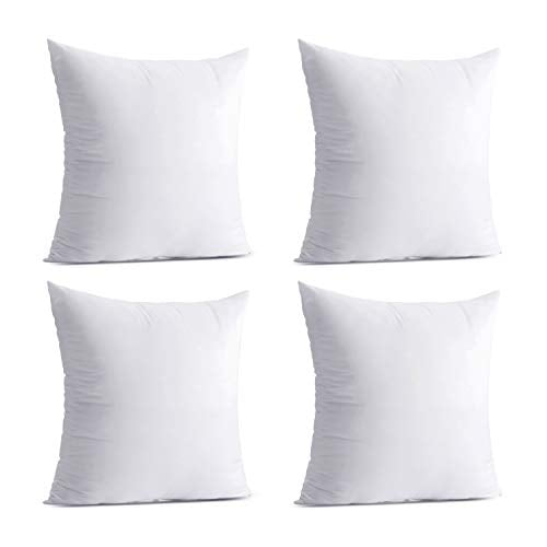 Details about   Calibrate Timing Throw Pillow Inserts 4 Packs Hypoallergenic Square Form Sham D 