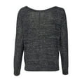 thumbnail image 3 of Bella & Canvas Women's Flowy Long Sleeve Off Shoulder T-Shirt, 3 of 3