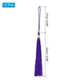 thumbnail image 2 of Unique Bargains Tassel Graduation, Graduation Cap Tassel for Graduation Cap Decorate Tassel Charm, Purple 2Pack, 2 of 5