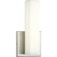 thumbnail image 3 of Progress Lighting Beam Collection 1-Light LED Wall Bracket, Brushed Nickel, Opal Glass Shade, 3 of 3