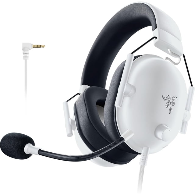 BlackShark V2 X Gaming Headset: 7.1 Surround Sound - 50mm Drivers - Memory Foam Cushion - For PC, PS4, PS5, Switch - 3.5mm Audio - Black