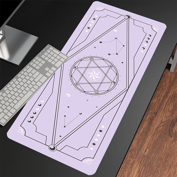 Alfombrillas de ratón Magic Star Moon para Gaming, alfombrilla grande de goma para Gamer, diseño de escritorio para regalo, 400x900 qiuyongming unisex