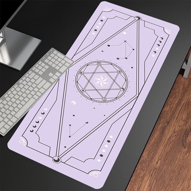 Alfombrillas de ratón Magic Star Moon para Gaming, alfombrilla grande de goma para Gamer, diseño de escritorio para regalo, 400x900 LIUWENJING unisex