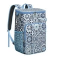 thumbnail image 1 of Rustic Floral Backpack Cooler – Leak-Proof Waterproof Insulated Bag with Boho Aesthetic Touch, Perfect for Picnics, Work & Hiking Trips, 1 of 6