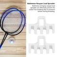 thumbnail image 4 of Badminton Racket Load Spreader, Lightweight Stringing Racquet Load Spreader 2Pcs Plastic  for Stringing Machine Tool White, 4 of 7