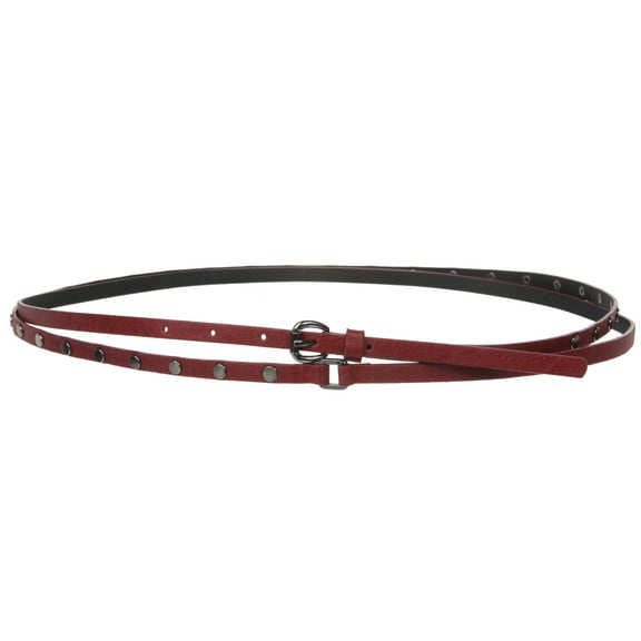 3/8" (10 mm) Skinny Studded Double Wrap Belt