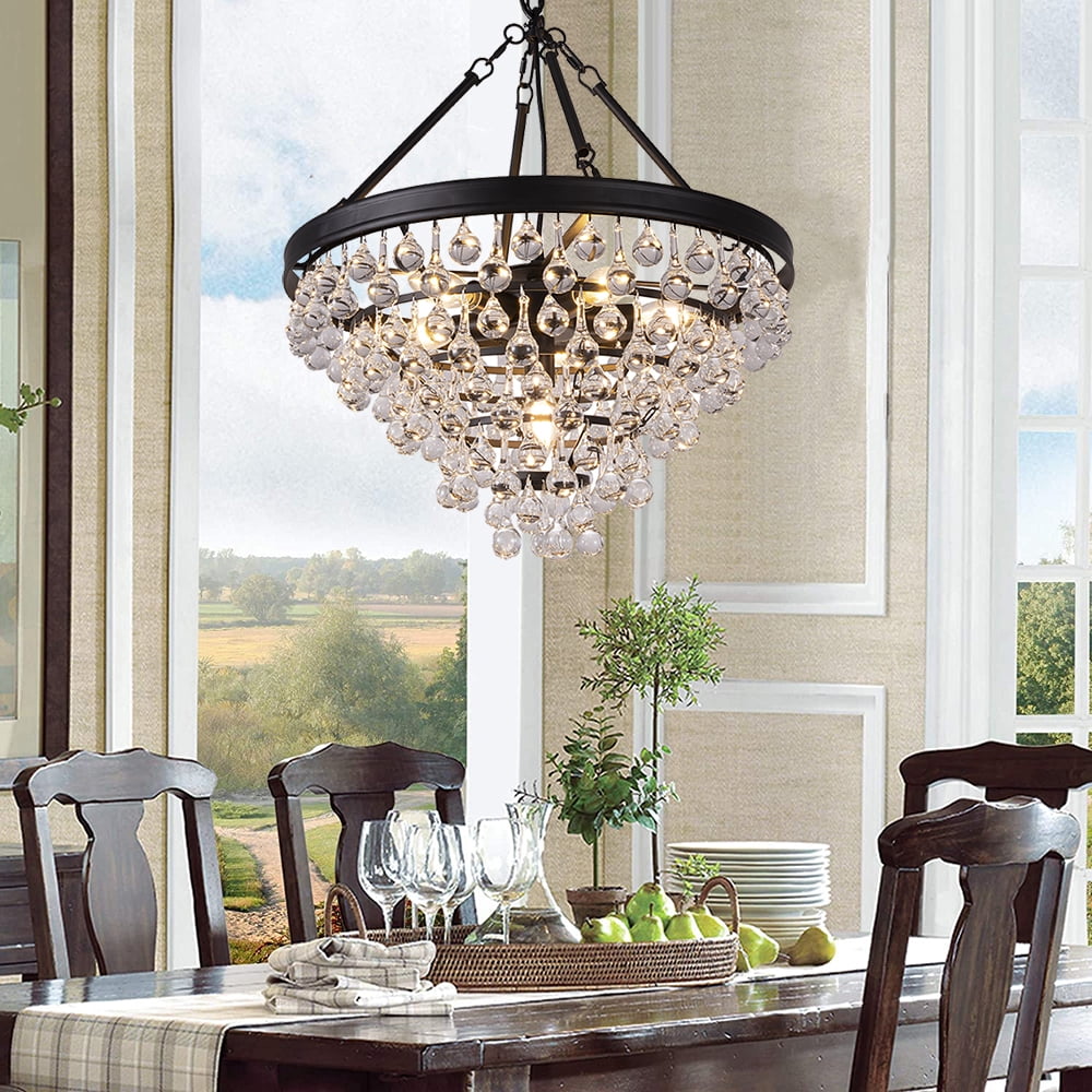 Crystal Light Fixtures Dining Room