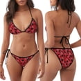 thumbnail image 3 of Fotbe A Web With A Spider 1 Traje de Baño para Mujer de Dos Piezas – Bikini Sexy de Tirantes Tipo Halter con Diseño Triangular, 3 of 6