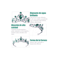 thumbnail image 3 of Diadema Nupcial Corona De Cristal Para Novia Años De Boda, 3 of 4