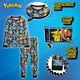 thumbnail image 4 of Set de pijamas Pokémon Pikachu para niños de 11 a 12 años, aplicación negra, 4 of 7