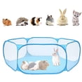thumbnail image 2 of Dsseng Small Animals Playpen Breathable Portable Pet Cage Tent Pop-Up Exercise Yard Fence Folding Play Pen Outdoor Indoor Sports Tent for Guinea Pig  Rabbits  Hamster  Chinchillas and Hed, 2 of 8