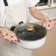 thumbnail image 5 of Yhmxh Utensilios de cocina Manopla para tapa de olla caliente, pomo de hierro, tapa para sartén, mango cubierto, tapa para olla caliente, cazuela, pomo protector, tarjetero, olla de cocina, horneado, 5 of 6
