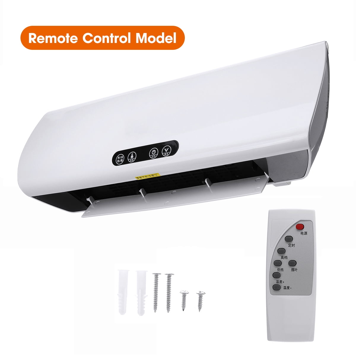 2000W 220V Air Condition Conditioning Electric Heater Wall Mounted LED