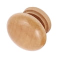 thumbnail image 4 of Unique Bargains Furniture Drawer Single Hole Wooden Round Pull Knob Grasp 34mmx25.5mm 2Pcs, 4 of 4