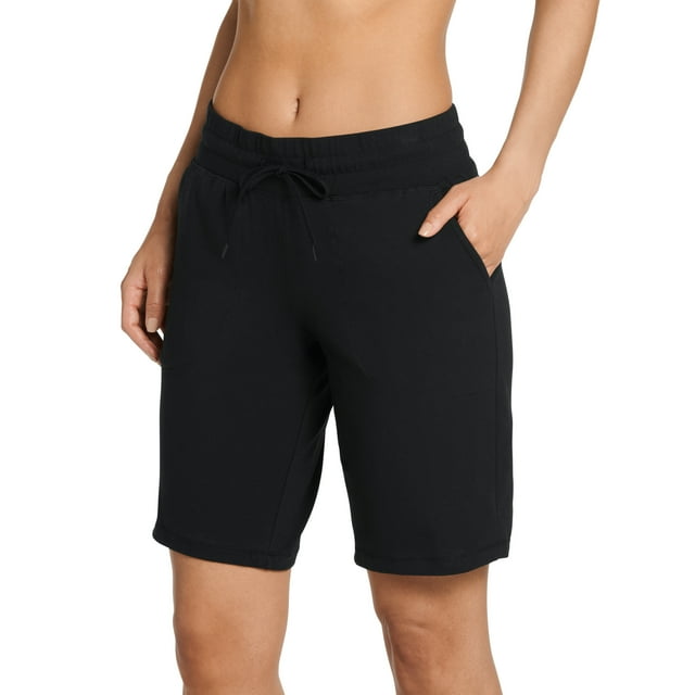 Jockey Bermuda Court en Jersey Extensible en Coton pour Femmes 10 Pouces