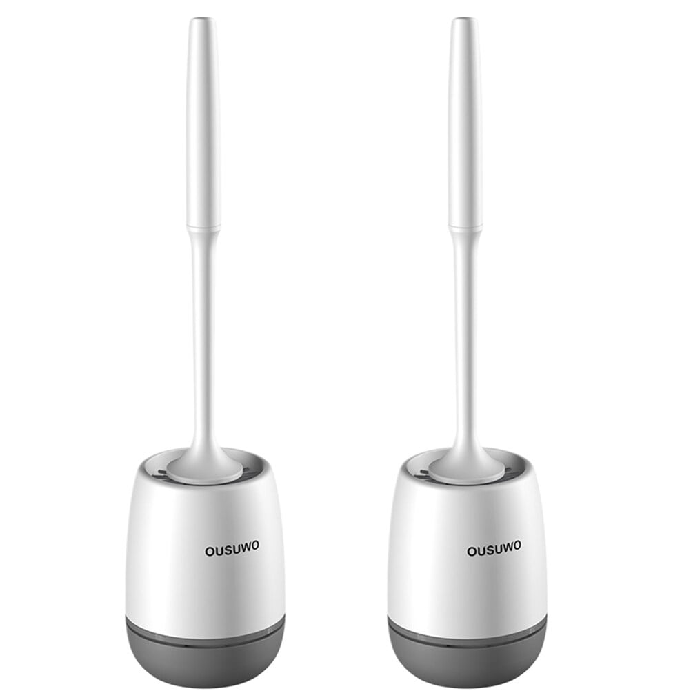 Toilet Brush Set Toilet Clean Toilet Brush Long Handle Silica Gel Wool