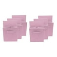 Foldable Storage Cubes 6 Pack, Pastel Pink