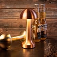 thumbnail image 2 of Lámpara de mesa LED recargable Sensor táctil Luz de escritorio Dormitorio Restaurante Bar Decoración - Mancuerna de bronce Kuyhfg Sin marca, 2 of 5