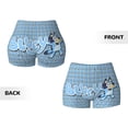thumbnail image 5 of Lsque Bluey Pattern High Waisted Biker Shorts for Women-Tummy Control Fitness Athletic Workout Running Yoga Gym Shorts,Moisture-Wicking-Medium, 5 of 9